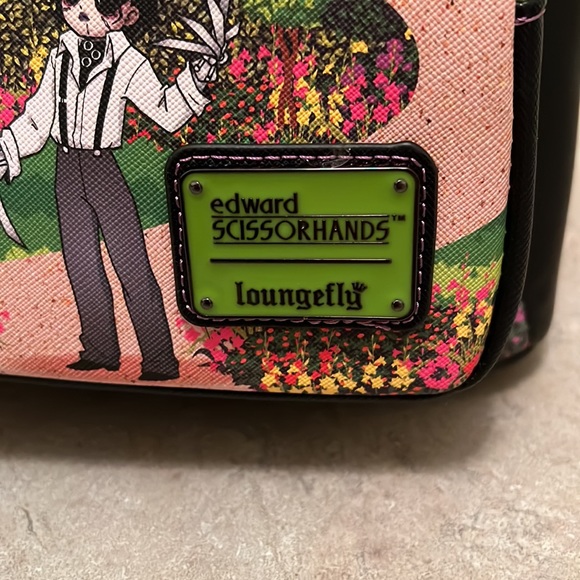 Loungefly Disney Edward Scissorhands Topiary Mini Backpack NWT - Picture 3 of 11